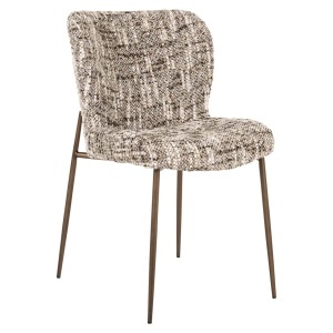 SET 2 SCAUNE DINING ODARBY, REALIZAT DIN METAL SI TEXTIL, CULOARE MARO, DESIGN DEOSEBIT, RICHMOND INTERIORS - Img 2