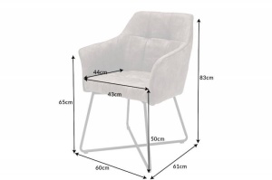 SET 2 SCAUNE, LOFT, TAPITAT IN MICROFIBRA( PIELE ECO), COD 42475, STIL INDUSTRIAL - Img 6
