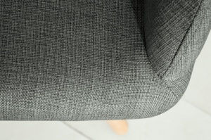 SET 2 SCAUNE, TEXTIL GRI INCHIS, SCANDINAVIA, COD 36823, DESIGN SCANDINAV - Img 6