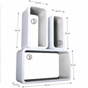 SET 3 POLITE AMOS FY 11042, ALB, DIN MDF, STIL MODERN, TK - Img 2