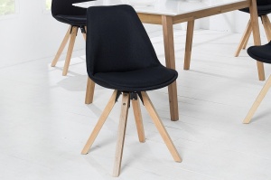 SET 4 SCAUNE NEGRE SCANDINAVIA 38124 - DESIGN SCANDINAV