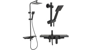 SET DE DUS REA BRAVO, NEGRU, DIN ALAMA, CALITATE SUPERIOARA