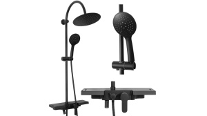SET DE DUS REA VIGO, NEGRU, DIN ALAMA, CALITATE SUPERIOARA