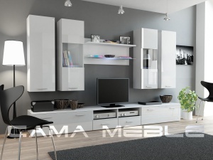 SET LIVING CU LED DREAM 2 ALB DESIGN MODERN CM