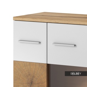 SET LIVING LAVOS ALB DIN PLACI LAMINATE IN DESIGN SCANDINAV - Img 5
