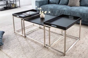 SET MASUTE, ELEMENTS, DIN METAL SI FURNIR, COD 41356, STIL MODERN - Img 1