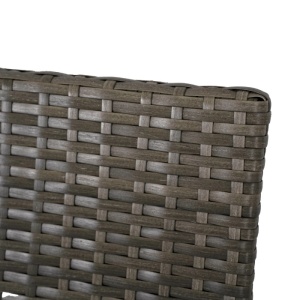 SET MOBILIER DE GRADINA/TERASA, MISSISSIPI, ARTIM MEBLE, DIN METAL, TECHNORATAN SI STICLA, CULOARE GRI - Img 8