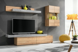 SET MODULAR LIVING CONCRET, RVAJ CR, STIL MODERN, ASM