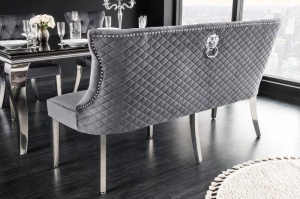 SOFA/BANCUTA, CASTLE DELUXE 165CM, DIN METAL SI CATIFEA, COD 43211, DESIGN BAROC - Img 2