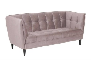 SOFA CONFORTABILA, JONNA ROZ PRAFUIT, CU TAPITERIE DIN TEXTIL MATLASAT, STIL SCANDINAV B2