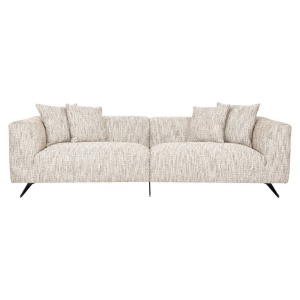 SOFA HOXTON CU 3 LOCURI BE TRENDY 170 BEIGE, S5170, CONFECTIONATA DIN LEMN DE PIN, METAL, SPUMA SI 100% POLIESTER, RICHMOND INTERIOR - Img 5