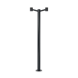 STALP DE EXTERIOR CLIO MPT2, NEGRU, DESIGN MODERN, IDEAL LUX