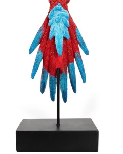 STATUETA DECORATIVA PAPUGA, MULTICOLORA, STIL MODERN, B2 - Img 4