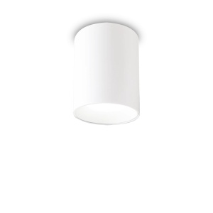 STOC 1 BUC!!! SPOT NITRO PL ROUND D08, ALB, DIN ALUMINIU, STIL MODERN