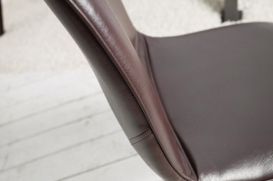 STOC 2 BUC!!!! SCAUN AMSTERDAM, PIELE ECO, MARO, COD 36343, DESIGN RETRO VINTAGE - Img 4