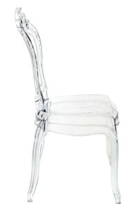 STOC 3 BUC!!! SCAUN DINING KING, TRANSPARENT, DIN POLICARBONAT, STIL MODERN, B2 - Img 3