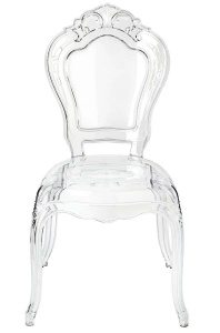 STOC 3 BUC!!! SCAUN DINING KING, TRANSPARENT, DIN POLICARBONAT, STIL MODERN, B2 - Img 5