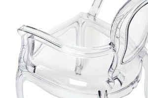 STOC 3 BUC!!! SCAUN DINING KING, TRANSPARENT, DIN POLICARBONAT, STIL MODERN, B2 - Img 7