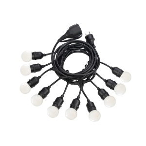 SUSPENSIE FIESTA SP10, NERO, DESIGN MODERN, IDEAL LUX