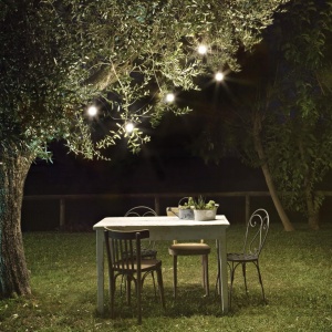 SUSPENSIE FIESTA SP5, NERO, DESIGN MODERN, IDEAL LUX