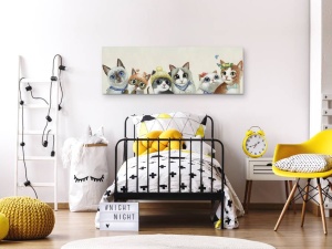 TABLOU DECORATIV MIAU 815470, PICTURA ACRILICA PE PANZA, STIL MODERN, SCHULLER