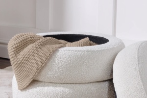 TABURET CU SPATIU DEPOZITARE, VOQUE 50CM, MATERIAL BOUCLE, ARTIM GROUP SELECTION - Img 4