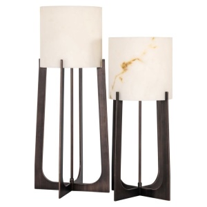 VEIOZA LOURA MICA BRONZ, LB-0190, CONFECTIONATA DIN METAL SI MARMURA ARTIFICIALA, STIL MODERN - Img 3
