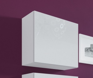 VITRINA LIVING VIGO KWADRAT ALB DESIGN MODERN CM