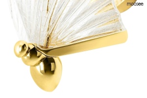 APLICA BUTTERFLY M AURIU, REALIZATA DIN METAL SI STICLA, STIL MODERN - Img 3