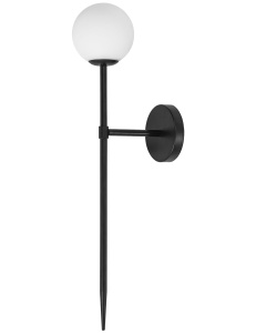 Aplica de perete neagra moderna 52cm APP577-1W - Img 2