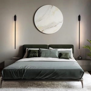 APLICA LED WALL LAMP APP584-1W, 12W, 92 cm, NEGRU, DIN METAL DE INALTA CALITATE, STIL MODERN, TU - Img 4