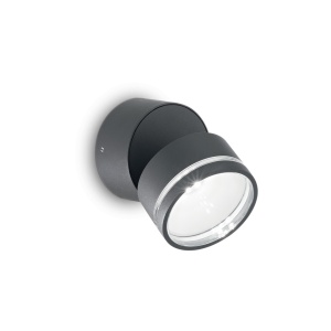 APLICA OMEGA OMEGA AP ROUND 3000K ANTRACIT STIL MODERN IDEAL LUX