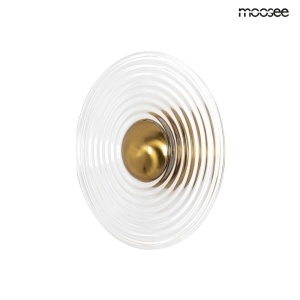 APLICA ONDA GOLD, CONFECTIONATA DIN STICLA SI METAL, STIL RETRO - Img 3
