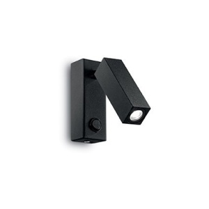 APLICA PAGE AP SQUARE, NEGRU, DIN METAL, STIL MODERN