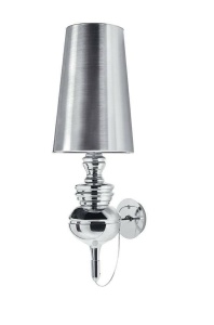 APLICA QUEEN 18, CROM, DIN ALUMINIU SI PLASTIC, STIL MODERN, B2