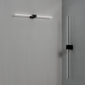 APLICA THEO AP D115, NEGRU, DIN ALUMINIU, STIL MODERN - Img 2