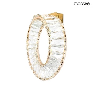 APLICA WAVE GOLD, CONFECTIONATA DIN METAL SI STICLA, STIL MODERN - Img 3