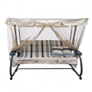 BALANSOAR DE GRADINA 3 PERSOANE, METAL SI POLIESTER, ARTIM GROUP SELECTION - Img 5