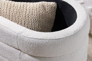 BANCA CU SPATIU DEPOZITARE, VOQUE 115CM, MATERIAL BOUCLE, ARTIM GROUP SELECTION - Img 11