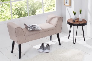 BANCUTA NEGRU/BEJ SCARLETT 37194 - DESIGN MODERN