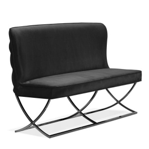 BANCUTA/SOFA SCARLET, NEGRU/NEGRU, STIL MODERN