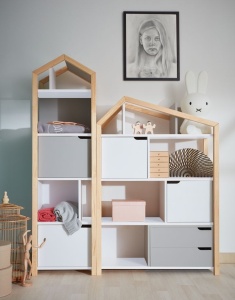 BIBLIOTECA PENTRU CAMERA COPII MANHATTAN JOEY STIL SCANDINAV BA