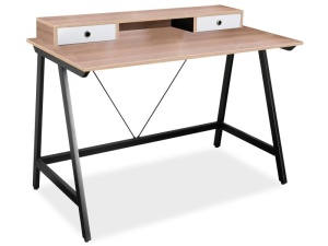 BIROU B-178 STEJAR/ALB/NEGRU STIL INDUSTRIAL