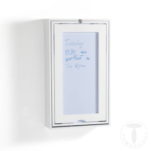 BIROU PLIABIL, PRATIKO, COD 4362, STIL MODERN, REALIZAT DIN MDF LACUIT ALB MAT - Img 1