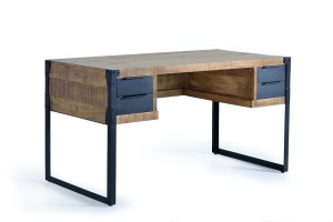BIROU, STIL INDUSTRIAL, ARTIM 1204, DIN LEMN DE MANGO SI METAL