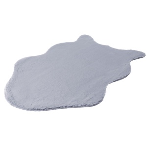 Blană artificială, gri deschis, 60x90, RABIT NEW TYP 9, 0000229887