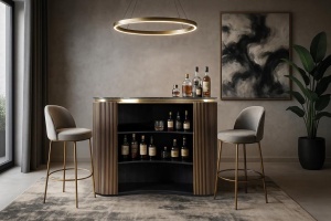 BUFET ELEGANT, 145CM, LEMN DE MANGO, METAL SI MARMURA, ARTIM GROUP SELECTION