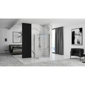 CABINA DE DUS MOLIER 90X80, CROM, CALITATE SUPERIOARA - Img 4