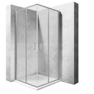 CABINA DE DUS VENTO 80X 80CM DIN STICLA SECURIZATA CALITATE SUPERIOARA - Img 6