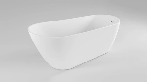CADA DE BAIE REA SANTANA, ALB, MATERIAL ACRIL, DESIGN ELEGANT, CALITATE SUPERIOARA, REA - Img 2